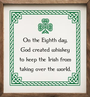 God Created Whiskey Border White